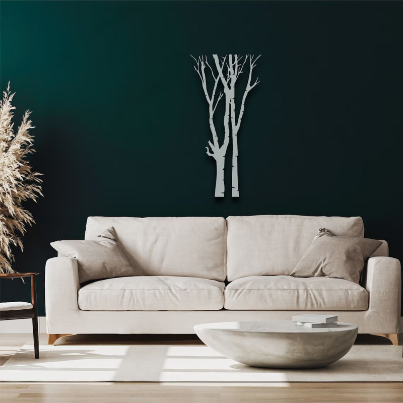 Etgshop Wall Décor, Silver, 59cm H x 118cm W