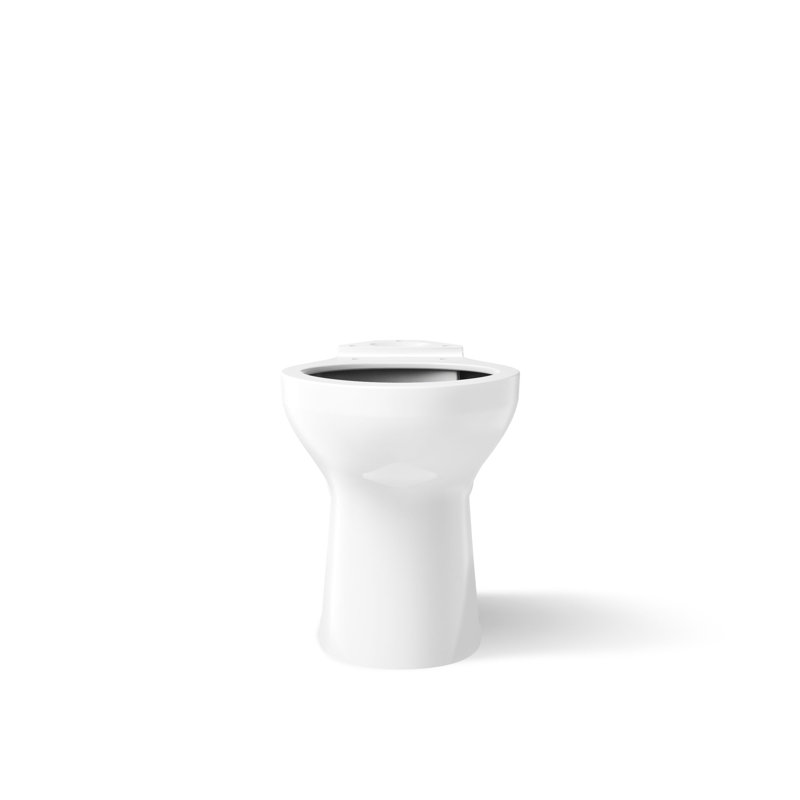 Cuvette de toilette allongée Highline, Blanc