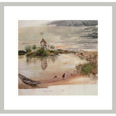Weierhaus (w / c) par Albrecht Dürer, impression giclée sur cadre