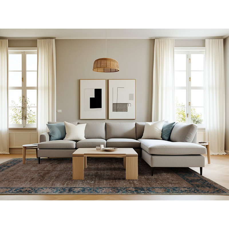 Myabella Performance Oriental Indoor Rug, Rectangle 8' x 10'
