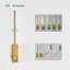 Appliques murales à piles avec télécommande, lumières DEL rechargeables pour lumières murales sans fil à DEL avec luminaires muraux magnétiques, laiton doré à intensité variable 3CCT
