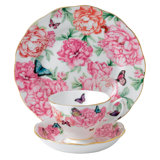 Royal Albert Miranda Kerr 3 Piece 8" Bone China Teacup Saucer and Salad Plate Set