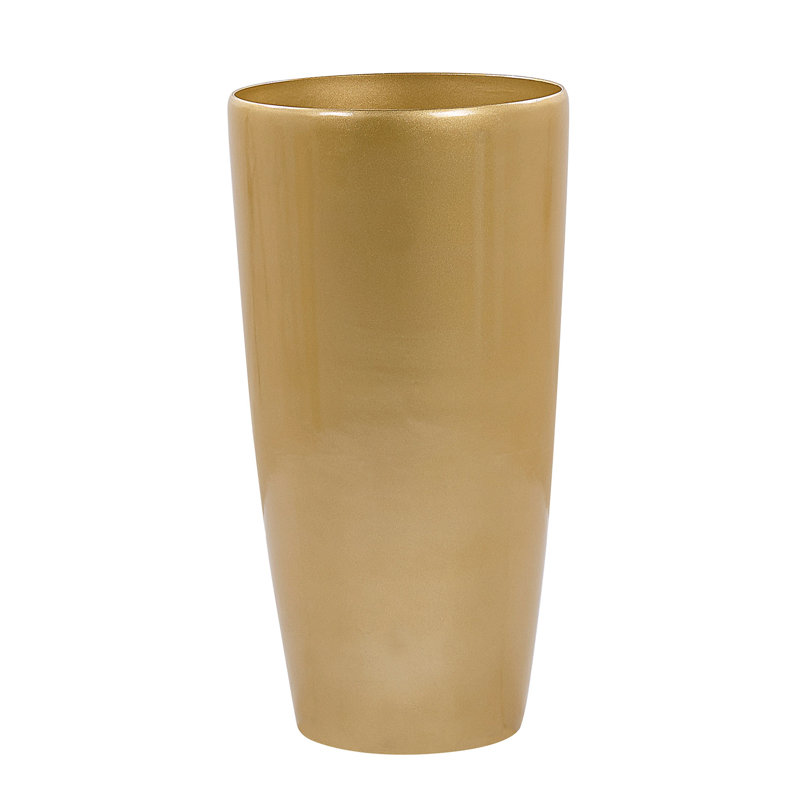 Aadhvik Pot Planter, 75cm H x 40cm W x 40cm D , Gold