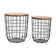 Deaundre Solid Wood Top Nesting Tables