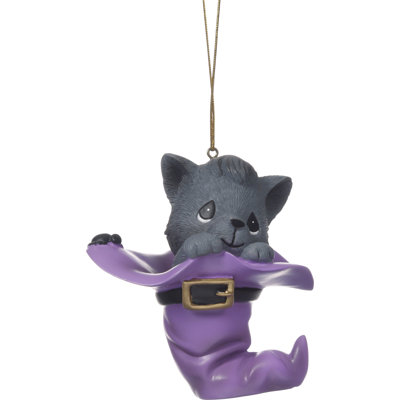 Ornement d'Halloween Precious Moments Have A Purr-fect