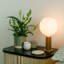 Solid Wood Torchiere Lamp