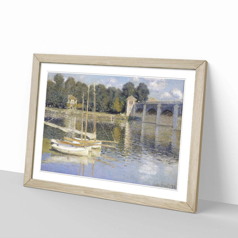 Claude Monet - Single Picture Frame Painting, Oak