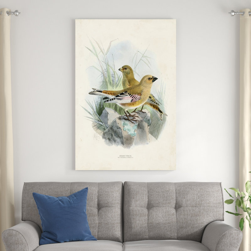 Oiseaux antiques III, H 48 po x l 32 po x P 1,25 po