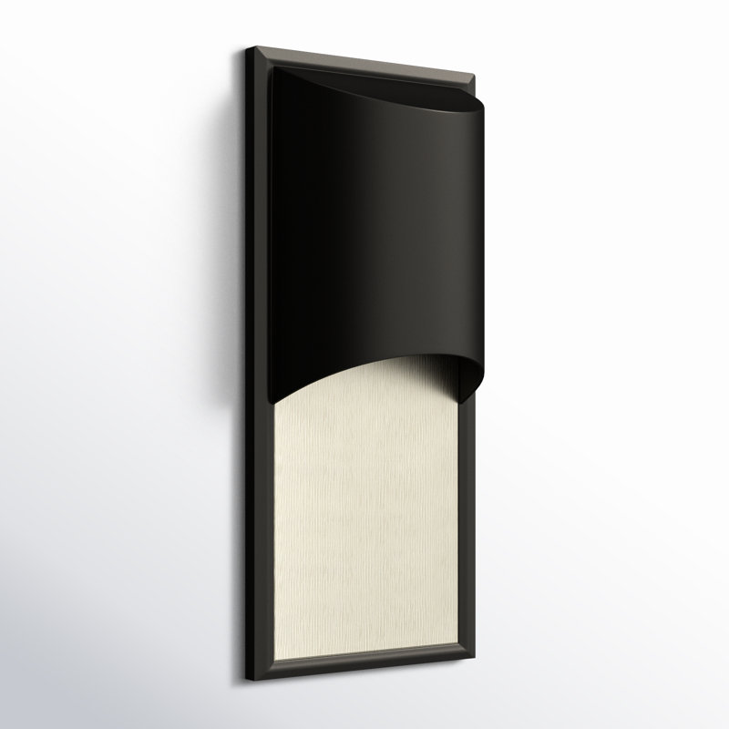 Aurore Wall Light, Satin Black, MED