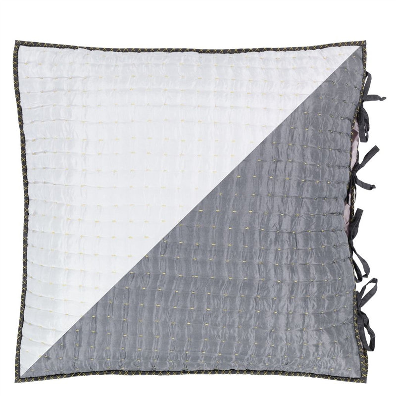 Chenevard  European Pillowcases, Chalk/Graphite