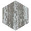 Carrelage mural en porcelaine 9 po x 10 po Suomi Hex