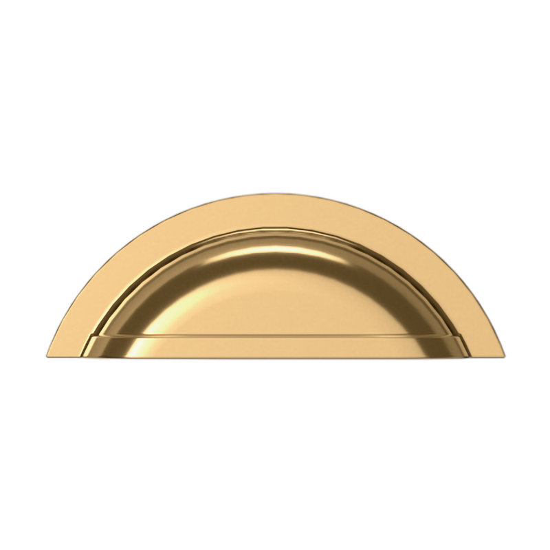 4424 Cup Pull, Non-lacquered Brass