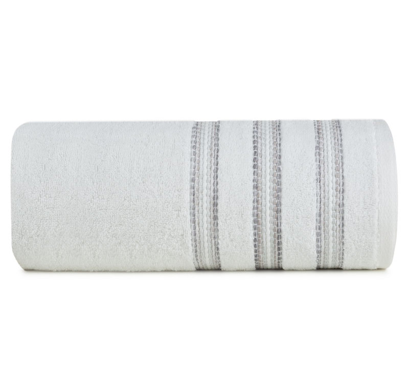 Humildad Midweight Jacquard Hand Towel, White