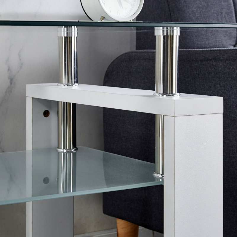 Console Burdell Sta08, Blanc / Blanc