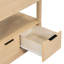 Meuble-lavabo 30 po avec comptoir, meuble-lavabo avec tablette de rangement ouverte et deux tiroirs, meuble-lavabo