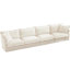 Tissu chenille 4, très profond, housse amovible, tissu d'aspect naturel profond, conception chaleureuse