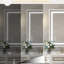 Miroir mural de 36 po x 28 po avec fonction de brouillard, éclairage avant et arrière à intensité variable, double DEL, couleur verticale / horizontale, bandes à DEL, montage horizontal / vertical