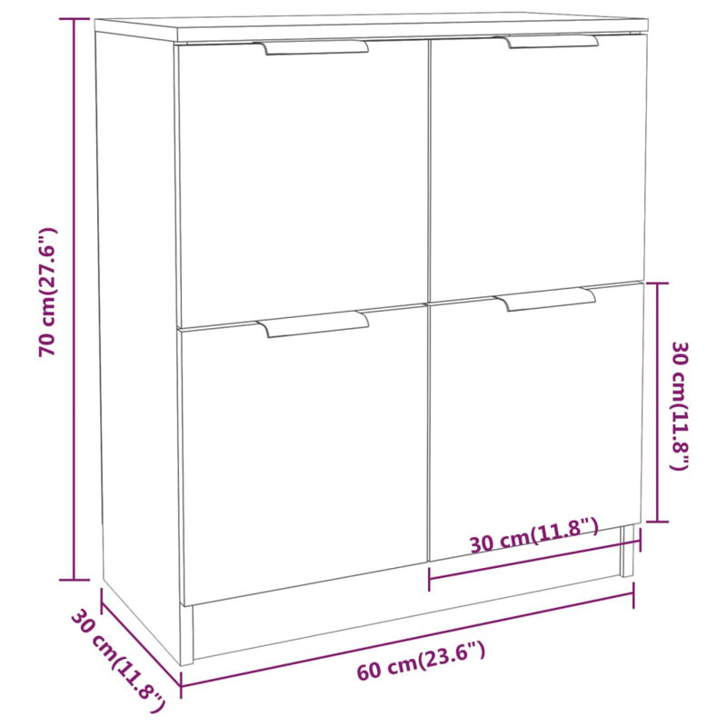 Jarielle 120cm Sideboard, White