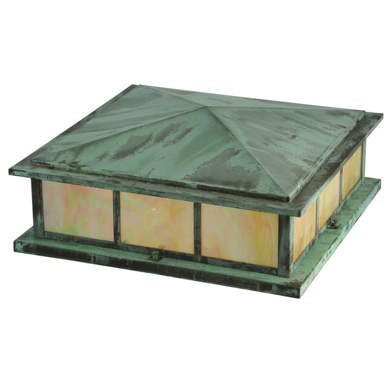 Seneca Double Bar Mission Colorful Pier Mount Light