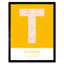 Taichung Taiwan City Map - Single Picture Frame Typography