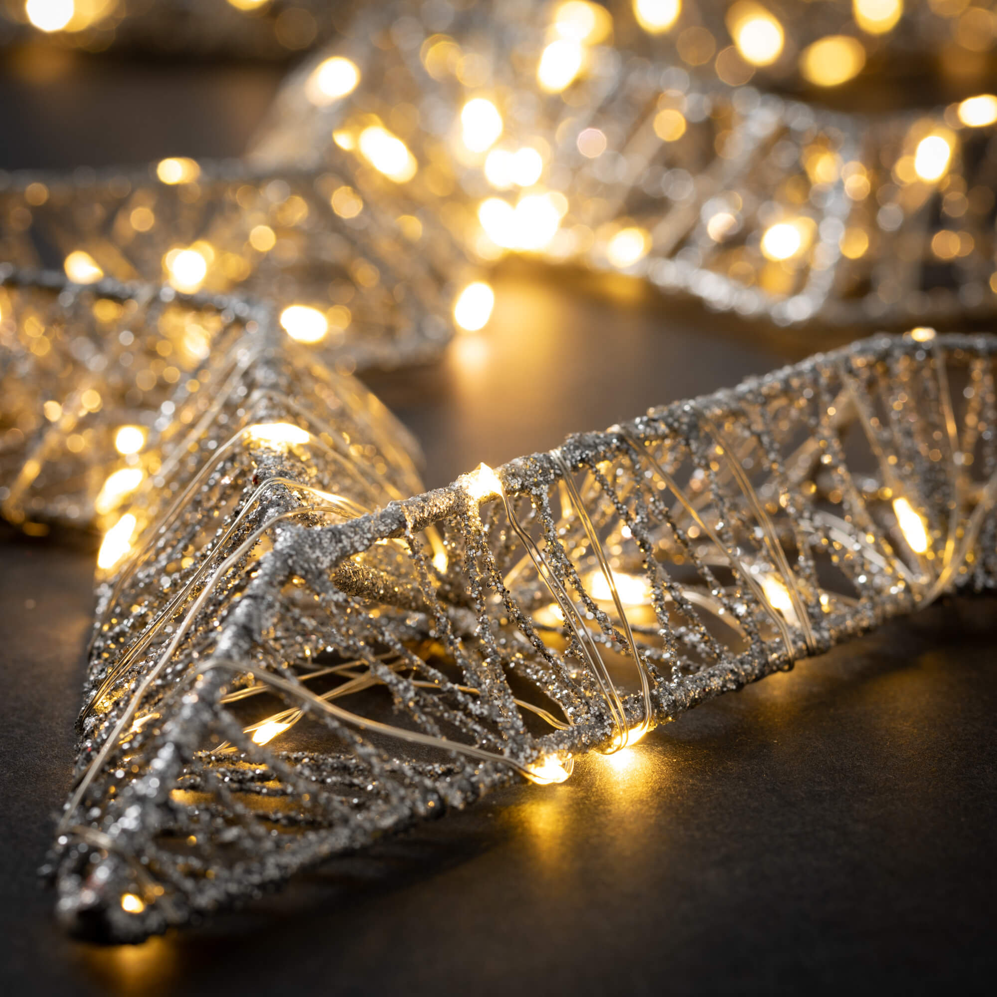 13.75", 17.75" & 21.5" Christmas Silver Lighted Star Trio Set of 3, Silver