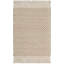Tapis beige tissé à la main et à pois Pasillas