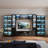 94.5" W Entertainment Center & 2 Display Cabinet For Tvs Up To 70"