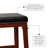 Sandie Sturdy Wood Upholstered Backless Stool-1264660699-1264660700