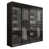 Black Graphite/Fluted Glass selected
