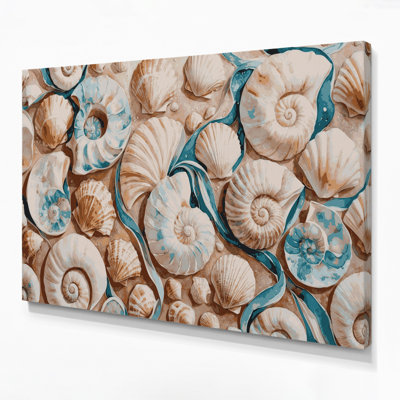 Art mural sur toile Coastal Shell