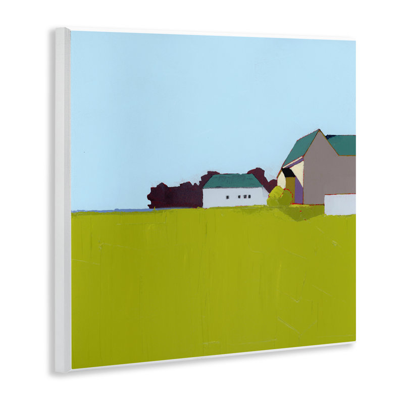 Plaque murale «Spring Morning Farm Land», conception par Ruth LaGue