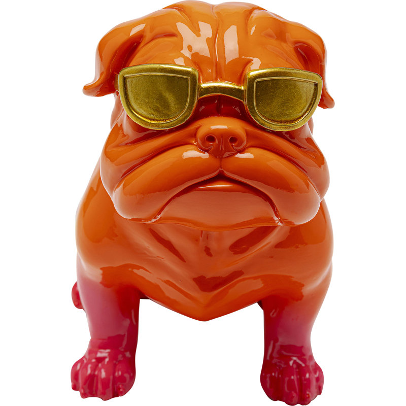 Fashion Dog Figurine, Multi-coloured