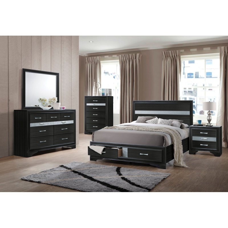 Tarawa 26'' W Nightstand, Black