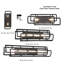 Minka Lavery Bella Collina 2 Light Wall Sconce In Coal