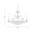 Glassey Light Pendant Chandelier-91956387-131074080-91956396