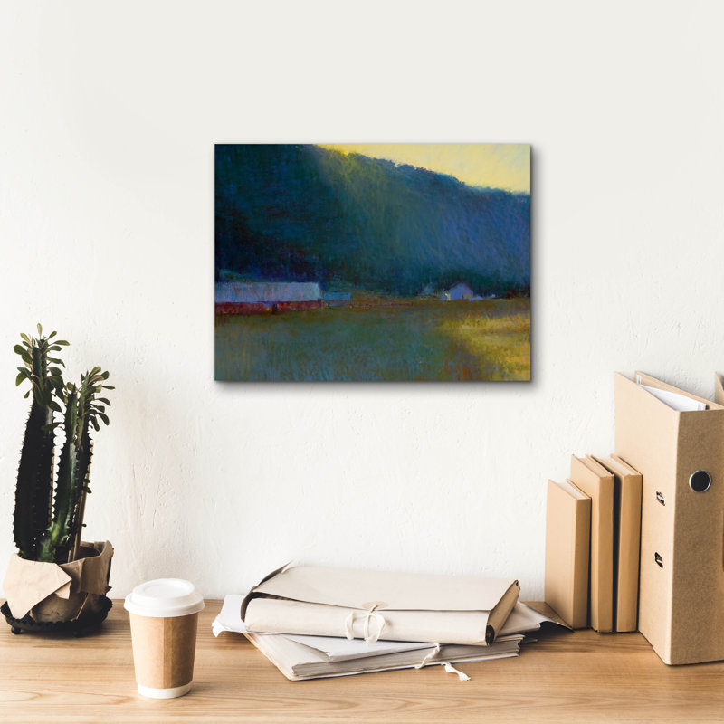 'River Road' by Carol Strock Wasson Canvas Wall Art, 12" H x 16" W x 0.75" D