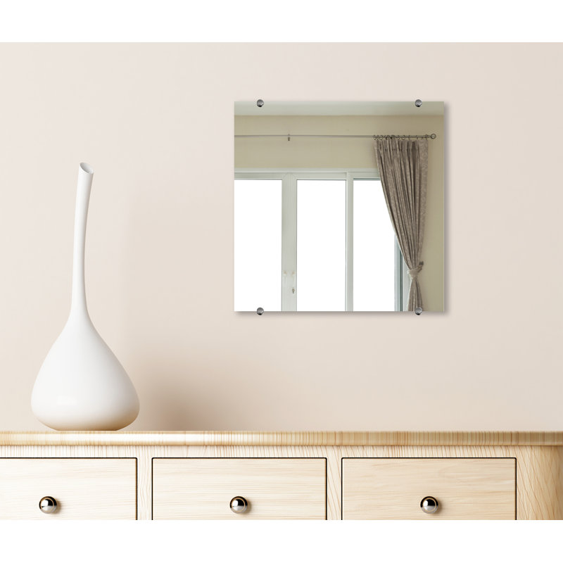 Miroir d'appoint mural Cheston, 20 po x 20 po
