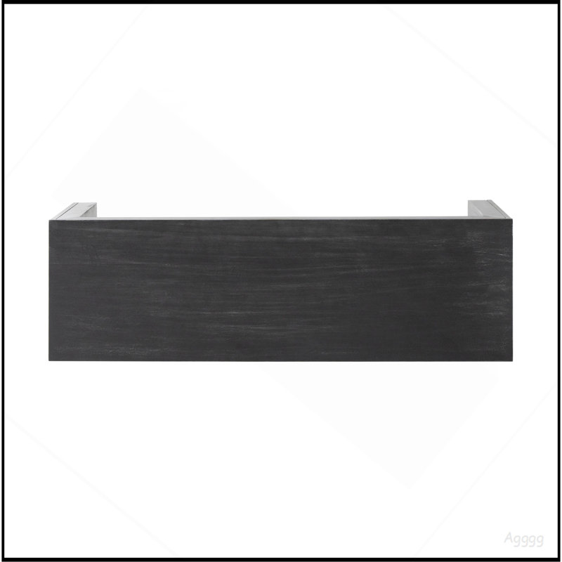 Banc de salle à manger en bois d'acacia, noir