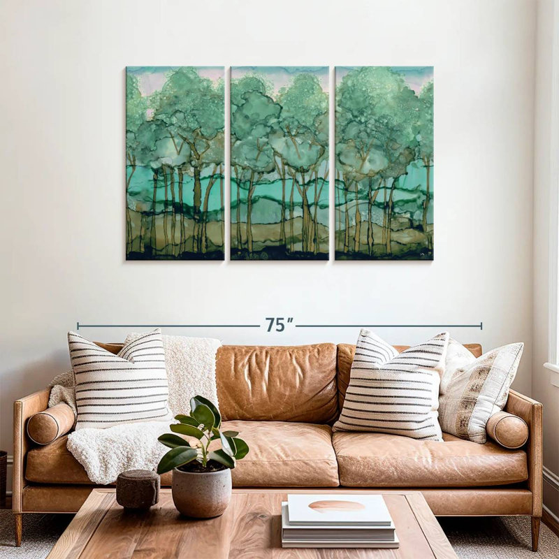 Alvord Green Tree Grove, 36" H x 57" W