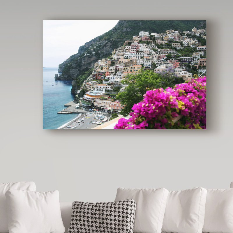 Avisha «Positano», reproduction de photo sur toile tendue, H 12 po x l 19 po