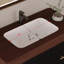 Meuble-lavabo sur pied 36 po avec lavabo en céramique et plateau en faux marbre 36 po-443791173