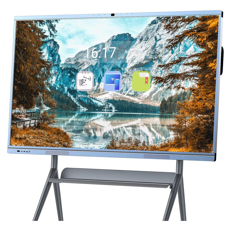 JYXCN Smart Board 65 "4K, tableau blanc interactif tactile numérique, annotations multi-utilisateurs sans fil pour salles de conférence, bureau de classe (avec fixation murale incluse)