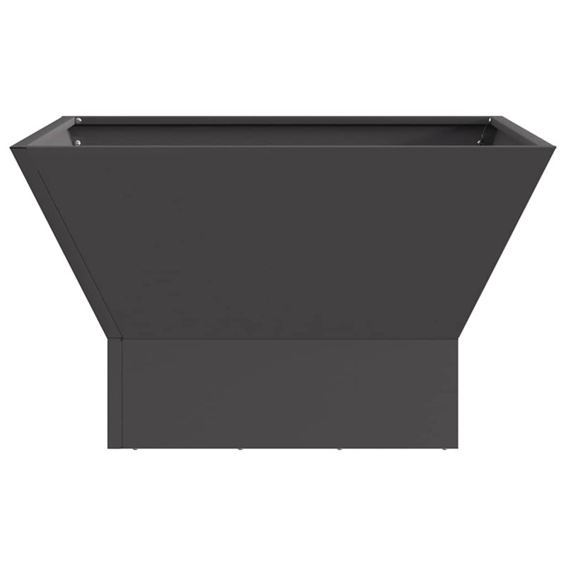 Metal Fire Pit, 35cm H x 40cm W x 40cm D, Black