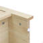 Garde-manger arqué, armoires de rangement en bois