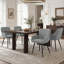 Upholstered Chenille Dining Chairs With Metal Legs-370718501-370718496
