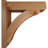 6"W x 22"D x 22"H Thorton Rough Sawn Craftsman Outlooker, Western Red Cedar-106952026-31652159