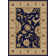 Weisgerber Oriental Navy/Beige Area Rug