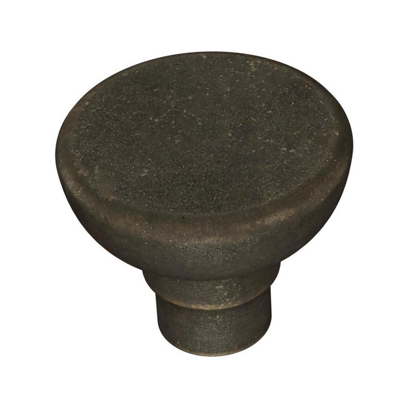 (5 Pack) 1-1/4 inch Industrial Trunk Knob, Flat Black