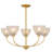 Whitecap 5-Light Brushed Gold Chandelier