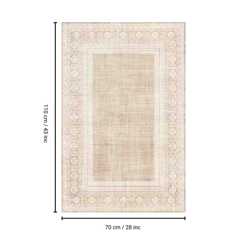 Tapis pour chambre à coucher, Rectangle 2 pi 4 po x 3 pi 7 po